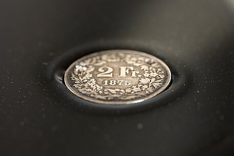 Geldmuenze Schweizerfranken 1875 null
