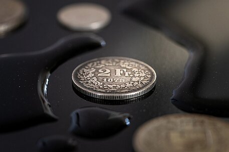 Geldmuenze Schweizerfranken 1875 null